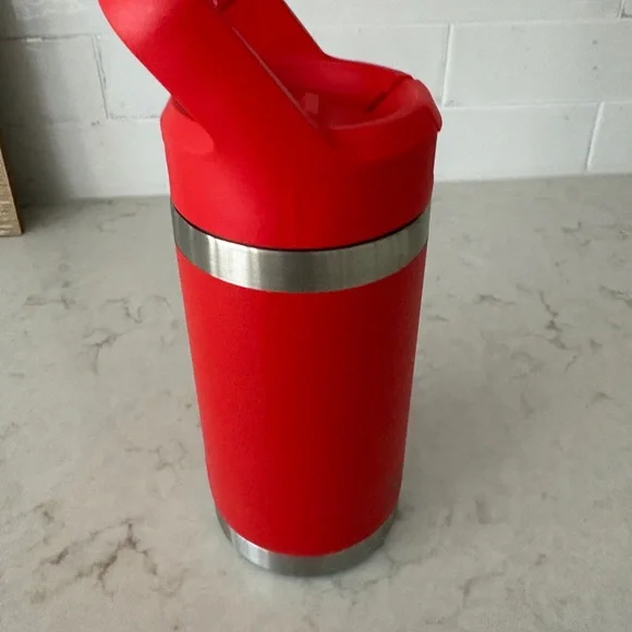 Brand New Yeti Rambler Jr 12 oz Kids Bottle Canyon Red - Picture 6 of 15